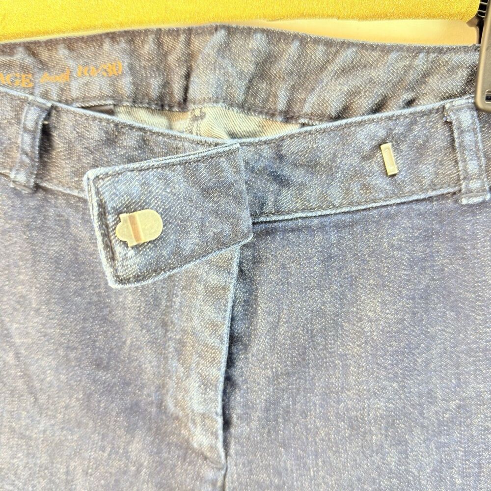 Talbots Heritage Jeans Boot Women Size 10/30 Fit 30x30   Straight Blue Stretch - Picture 7 of 16